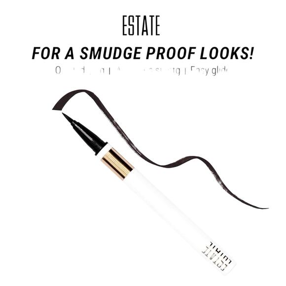 NWOB SEALED 👁️ ESTATE COSMETICS Precision Liquid Liner - Black - 0.4 ml - Picture 2 of 3